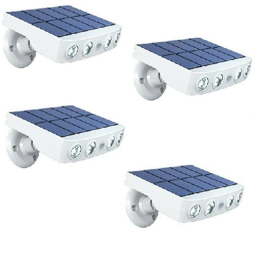 Lot de 4 lampes de dégivrage à résonance électromagnétique à énergie  solaire sans consommation d'énergie
