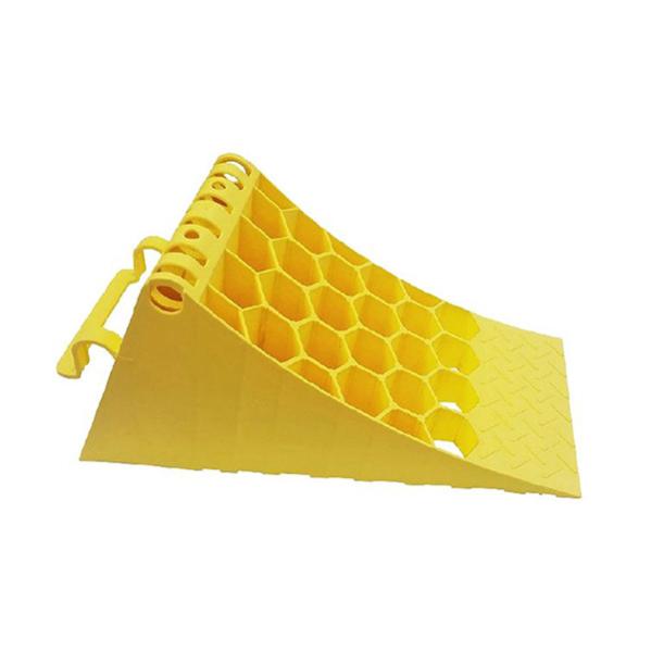 2 Cales Pour Roues De Voiture | Bloc Antidérapant En Plastique ABS | Stabilise Véhicule En Pente Ou Lors De La Réparation | Taille 15,5x9x9,8cm - 12