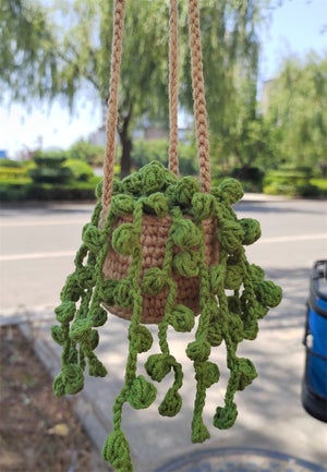 Crochet de Pot de fleurs à Double tête 60cm, porte-panier à chaîne