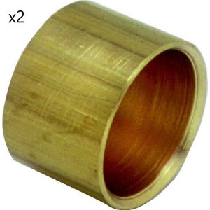 Bouchon femelle laiton pour tube cuivre à souder (x2) - 300 CU