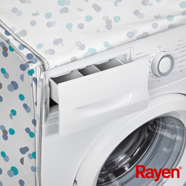 Rayen, Funda de tela para proteger la lavadora o secadora, Carga frontal,  Cubierta impermeable, 84 x 60 x 60 cm