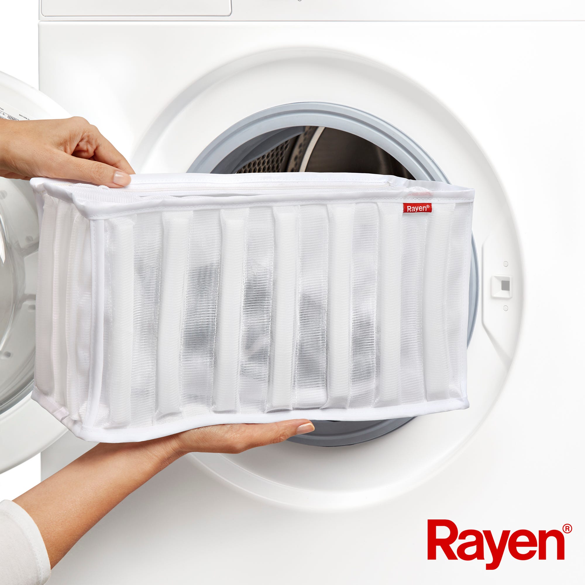 Rayen, Bolsa para lavadora y secadora para calzado, Bolsa protectora  reutilizable para el lavado de zapatos, 34 x 16 x 19 cm