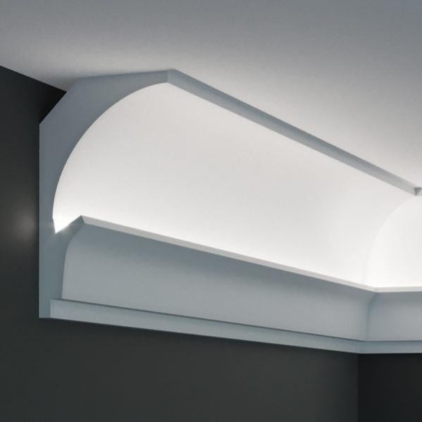 10 CORNICI IN POLISTIROLO TAGLIATE 50 X 50 X 1000 MM - Foto 3