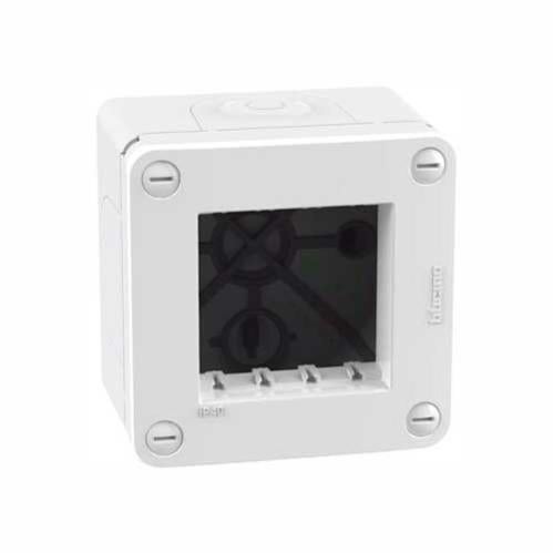 Scatola Superficiale Universale Bticino 504BI - Bianco, 4 Porte, Per Installazione Elettrica - Foto 2