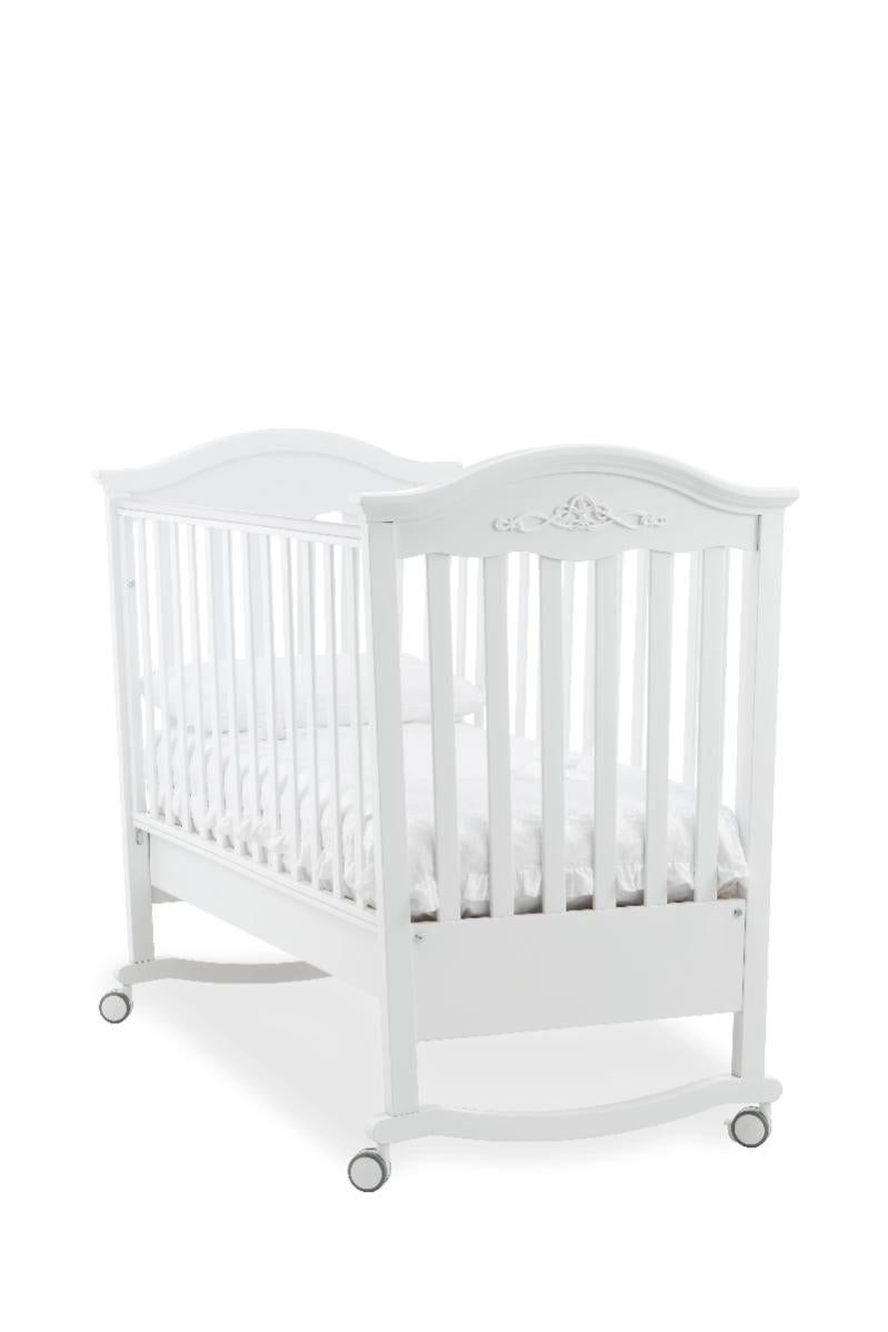 Coprirete In Feltro Baby Minder Per Lettino - Universale, Bianco, Antipolvere, Made In Italy