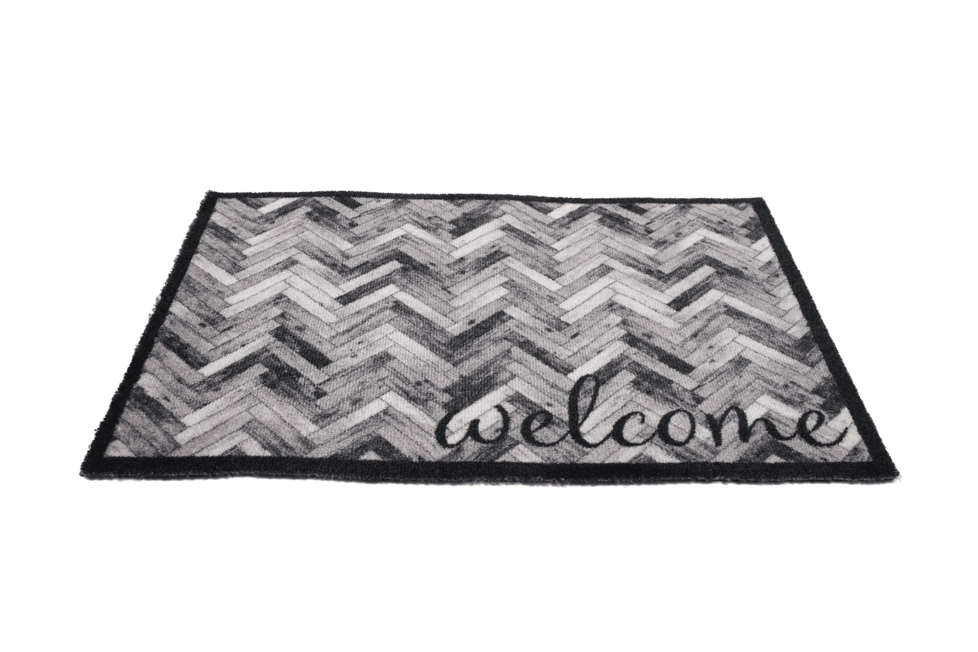 Alfombra de entrada personalizado - modelo everest - gris - 50cm x 75cm