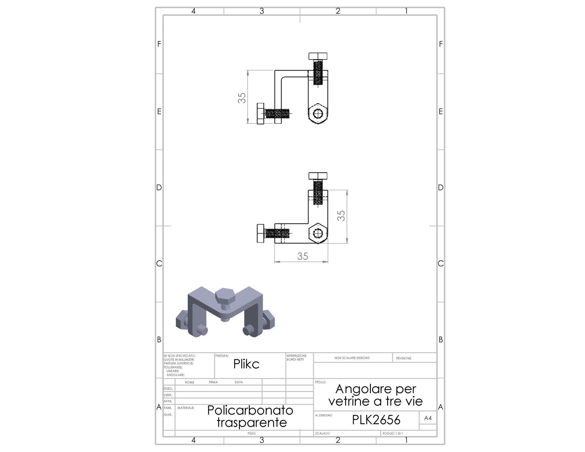 Angolari Per Vetrine A 3 Vie Confezione Da 4 Pezzi Leroy Merlin 8034