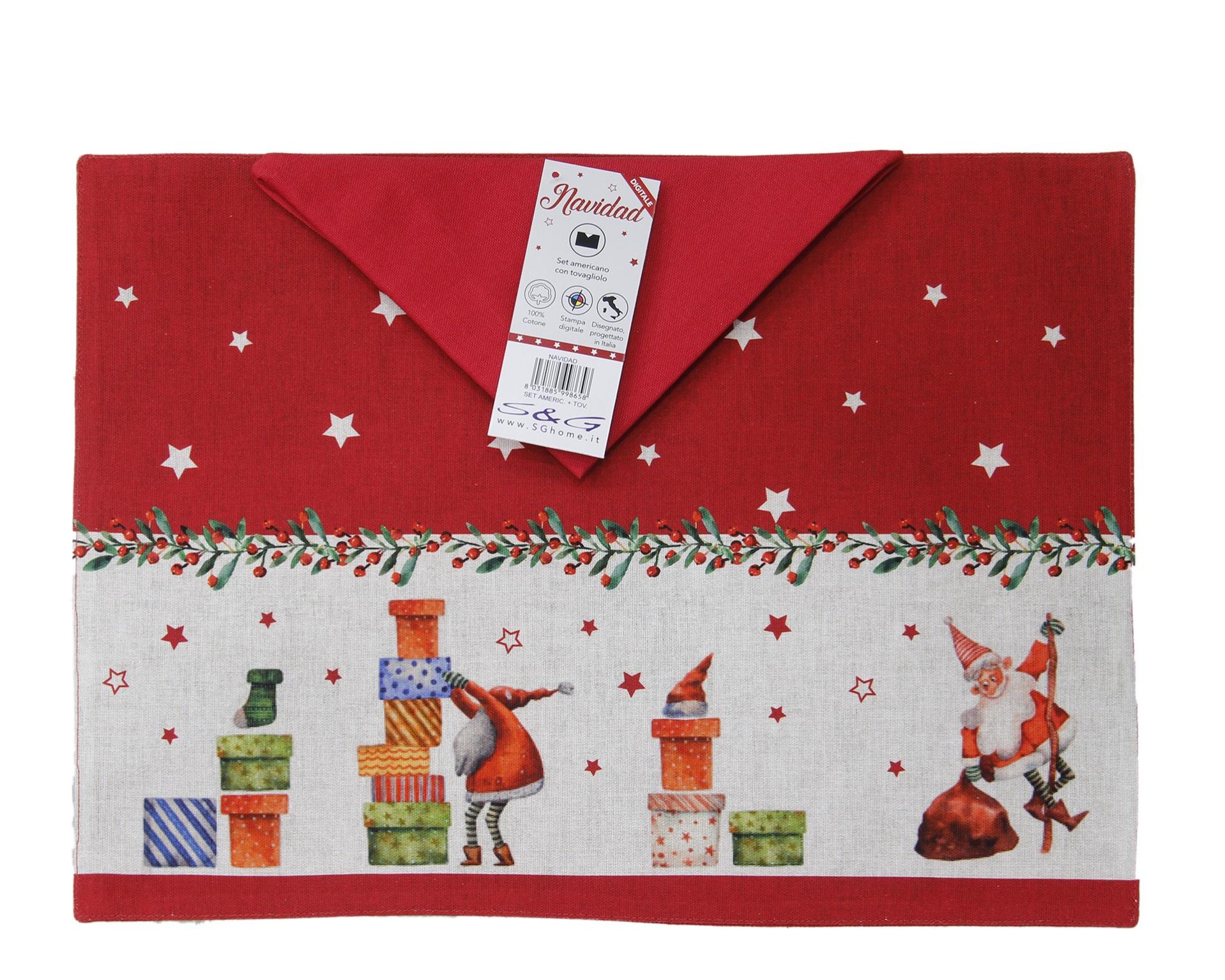 BLANC MARICLO' Set Americano Ovale 2 Pezzi Avorio | Tovagliette In Cotone Trapuntato 48x35 Cm | Lavabili A 30° | Bianco/avorio Per Cucina E Tavola