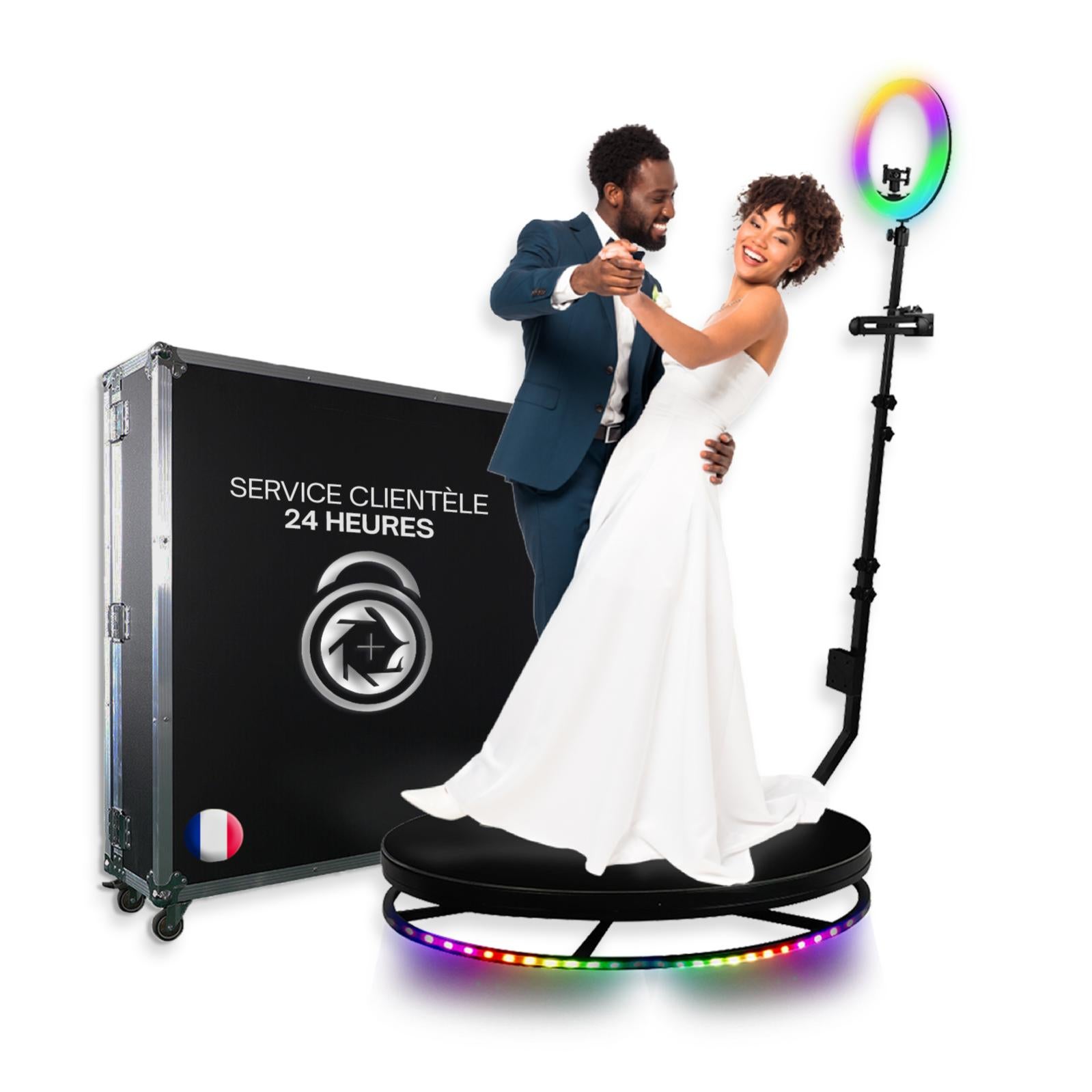 Photomaton 360 Machine à 360° Premium avec plateau tournant à 360