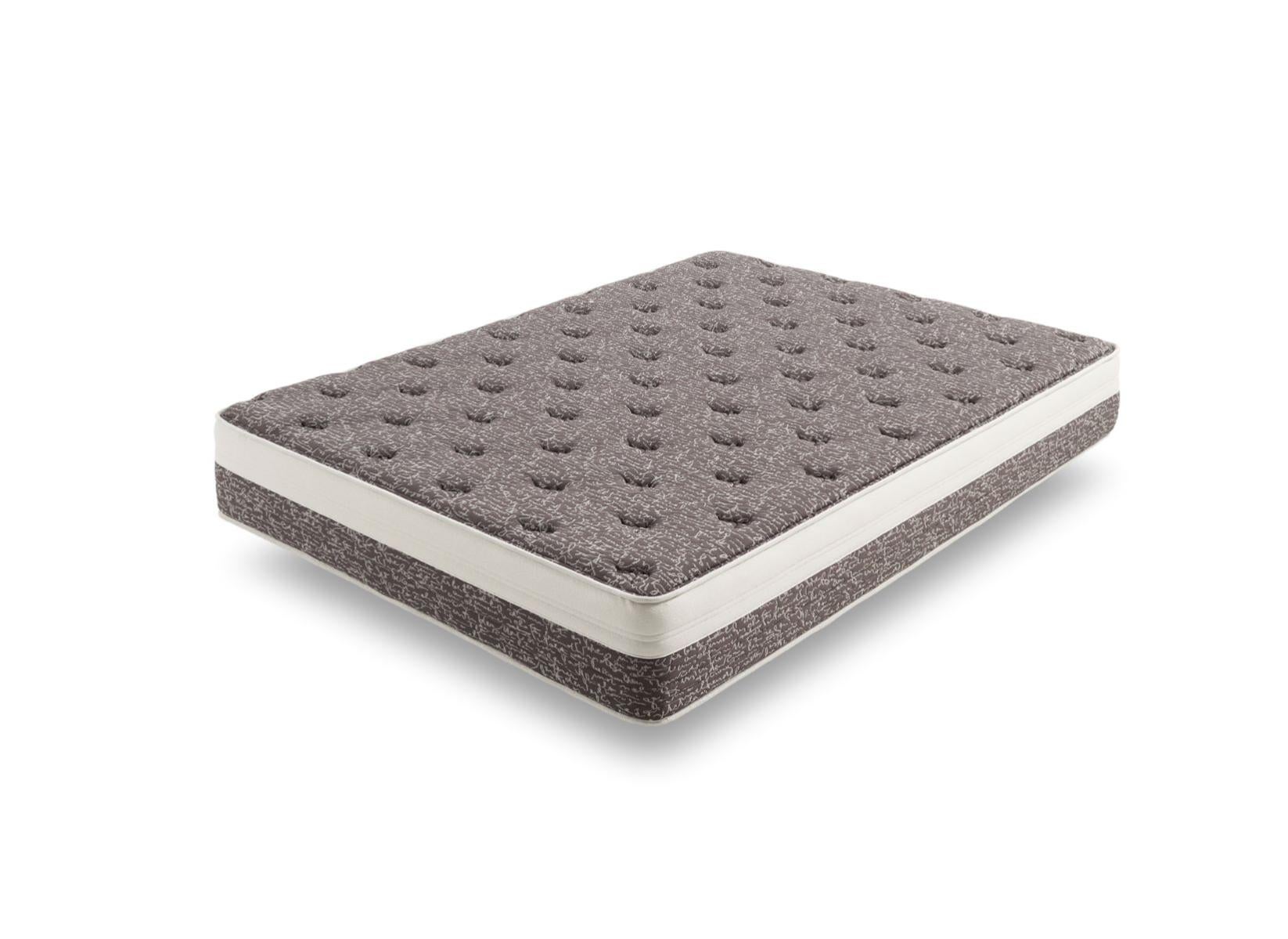 Homey Materasso Memory Foam Reversibile Sleep PRO 30 Cm - Lato Inverno/Estate - Durezza Medio-Alta - 160x200, Nero/Bianco - 4