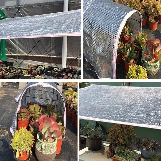 Malla de sombreo altura de canalón - Los mejores invernaderos de aluminio y  cristal para jardín y terraza
