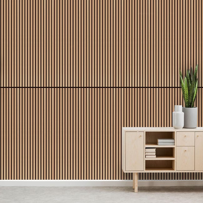 Patrón listones de madera 1 - Vinilo decoración arquitectural - HLI Digital