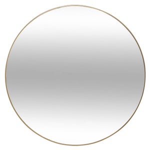 Miroir rond Convexe noir filet or 14, 19 et 23cm doré diam. cm