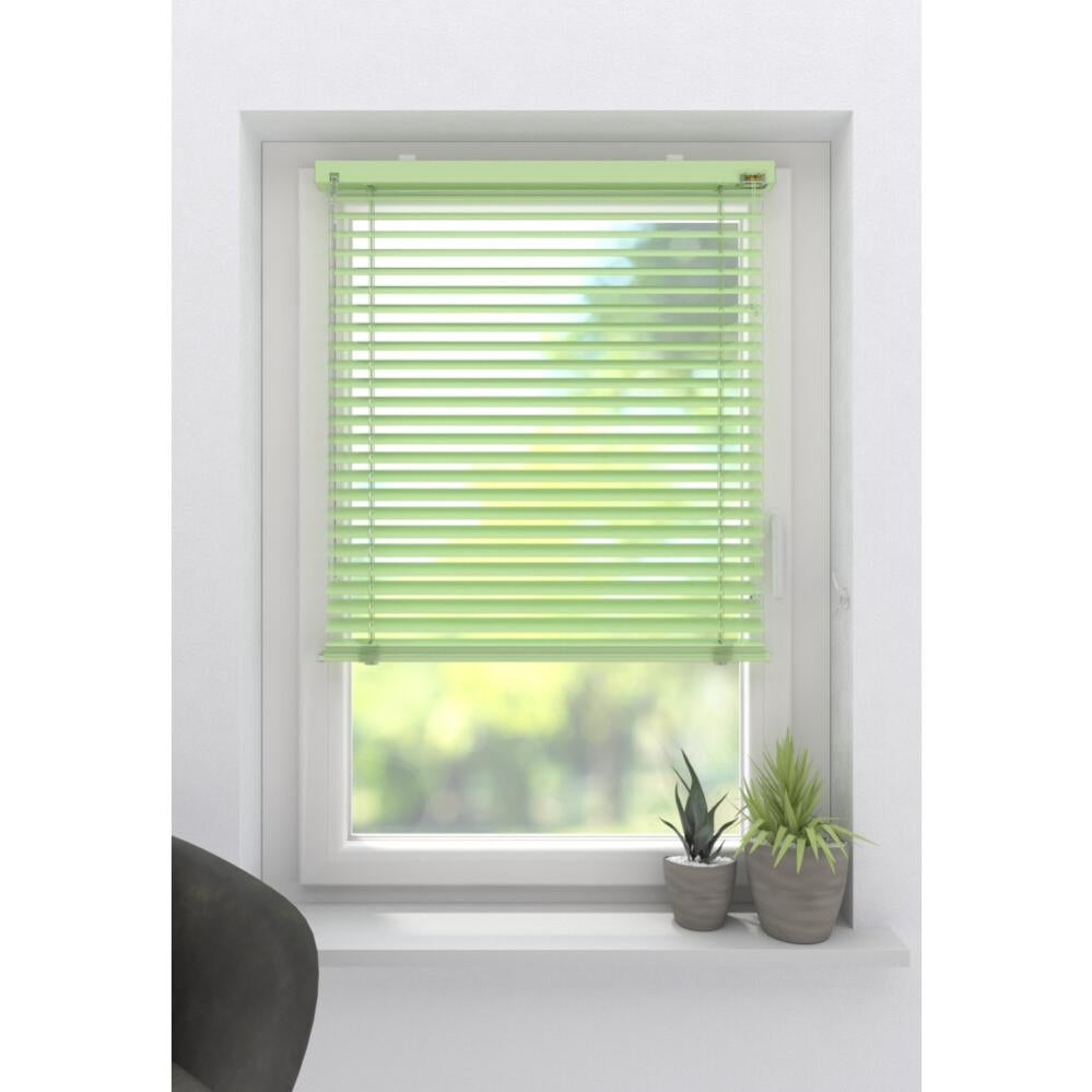 Store vénitien aluminium 25mm Vert L70 x H175cm Leroy Merlin