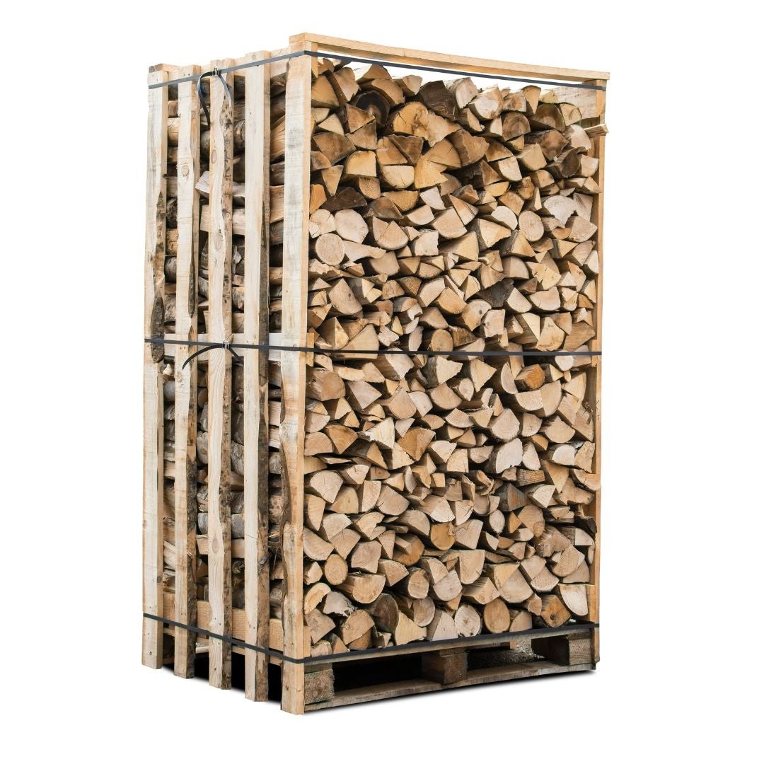 Box 3 stères 30cm bois de chauffage sec - palette de bois coupé fendu de  2,1m3