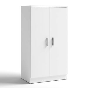 vidaXL Mueble zapatero blanco con 2 compartimentos – Pensando en Casa