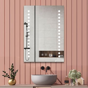 luci specchio bagno luci bagno specchio luce bagno Luce per specchio da  bagno creativa 60/80/100 cm luce frontale a specchio semplice e moderno  appartamento hotel bagno antiappannamento striscia LED a : 