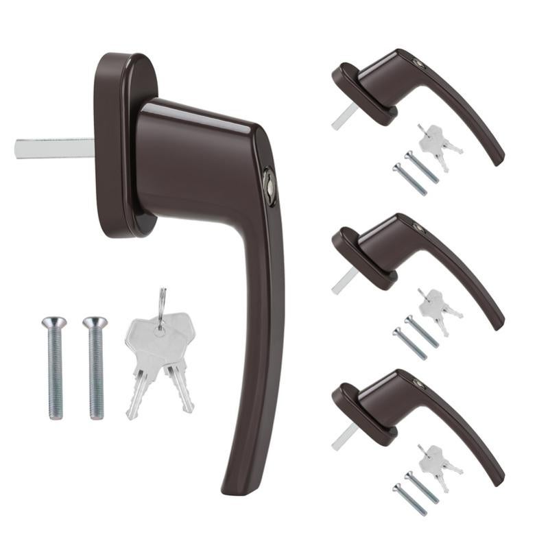 Maniglia Per Persiane BBC Con Pomello A Manovella | Modello MAUM | Colore Nero - Foto 4