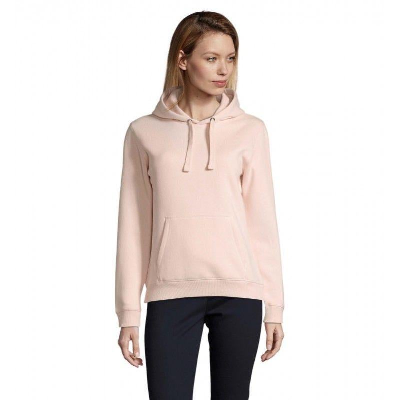 Sweat à capuche zippé Dallasrose fluo poussière pour Femme | FR