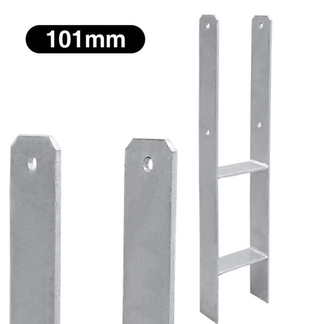 10 Ancoraggi Per Recinzione Con Profilo A W, Ancoraggi A Terra Per Rete - Foto 2