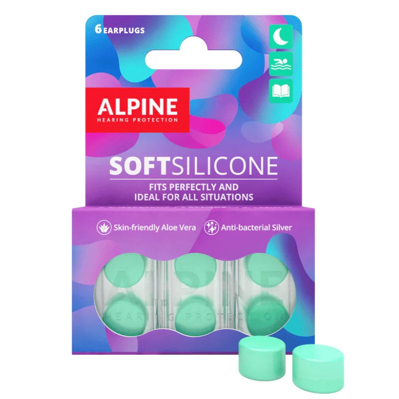 Alpine Soft Silicone - Bouchons d'oreilles ajustables en silicone