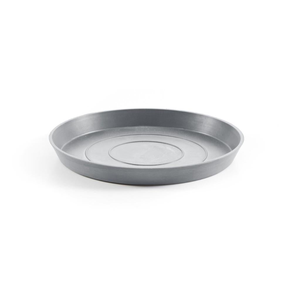 Soucoupe Ronde Gris Foncé Ø28.7cm - Pour Pots De Fleurs Ecopots