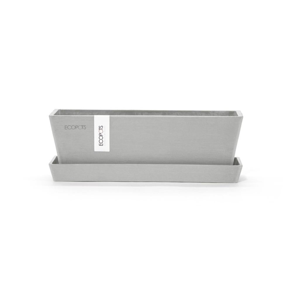 Sottovaso OMNIA 32 Cm Grigio Fumo - Portavaso Per Piante - Foto 11