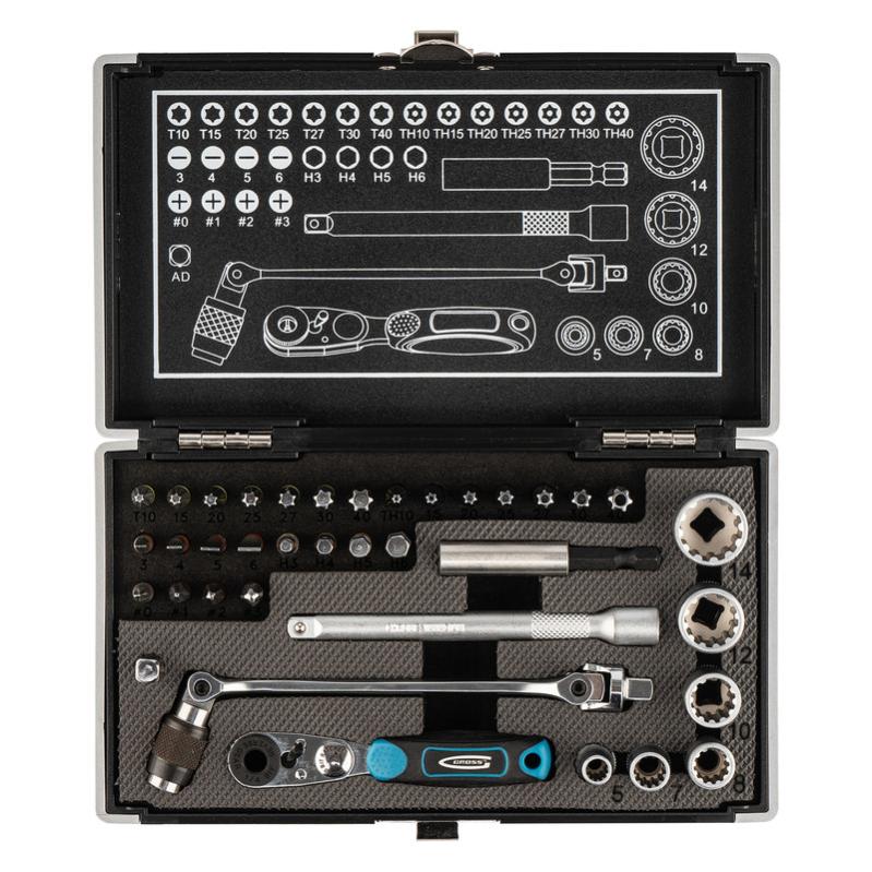 Coffret Impact Black 30 Embouts De Vissage 4 Douilles 1 Porte-embout - Makita | Tout Brico