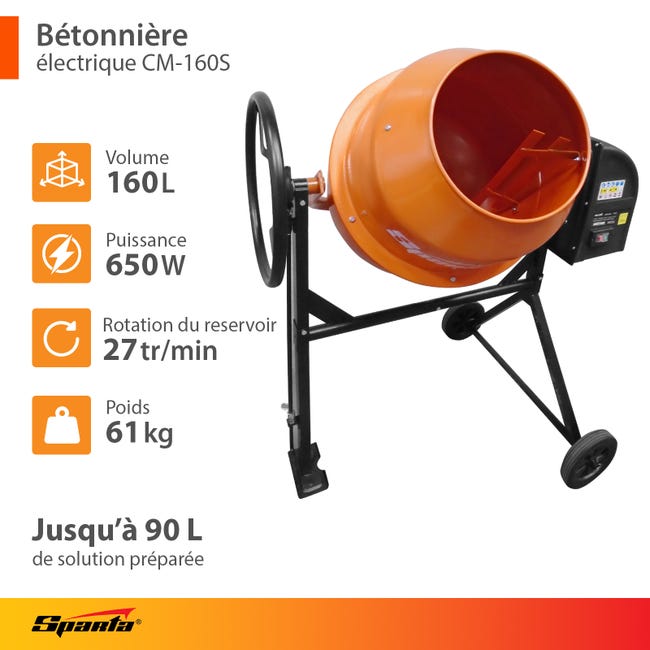 Bétonnière - 160 L