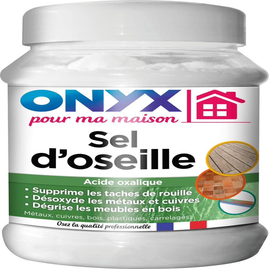 Sel d'oseille acide oxalique Onyx - Poids 350 g