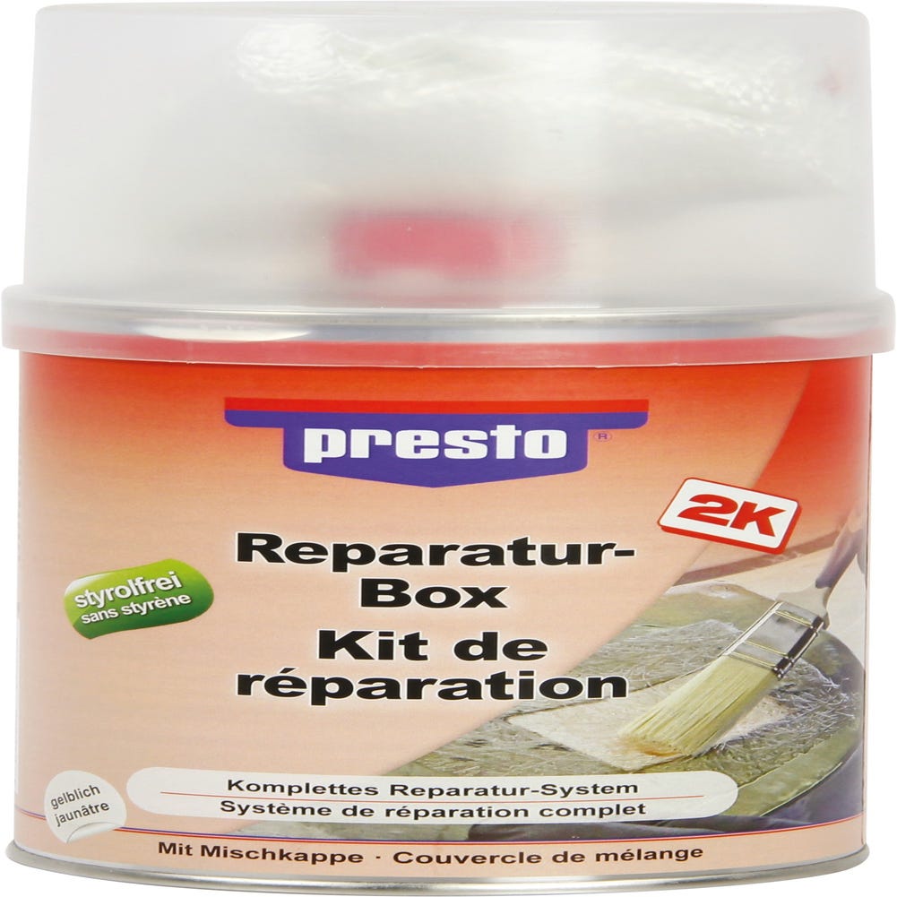 Résine Kit de réparation sintomateriaux transparent SINTO, 250 g
