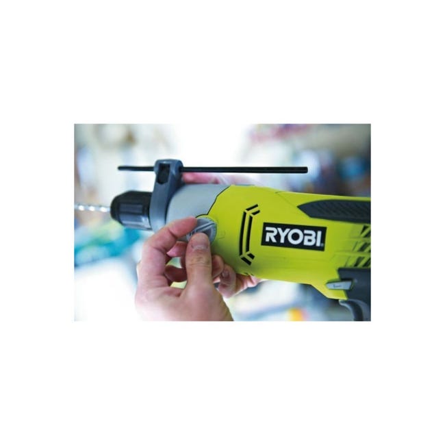 Ryobi Pack RYOBI Perceuse à percussion RPD1200-K - 1200W - Coffret de 38  accessoires - RAK38SDD