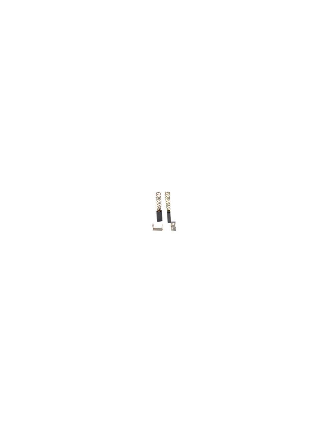 Jeu de 2 charbons adaptable pour FELISATTI. Dimensions: 8 x 16 x 21mm