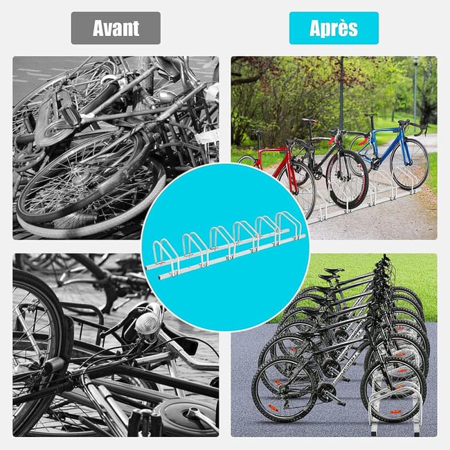 R telier 6 V los en Acier Fixation au Sol ou Mur 180x32.5x26CM