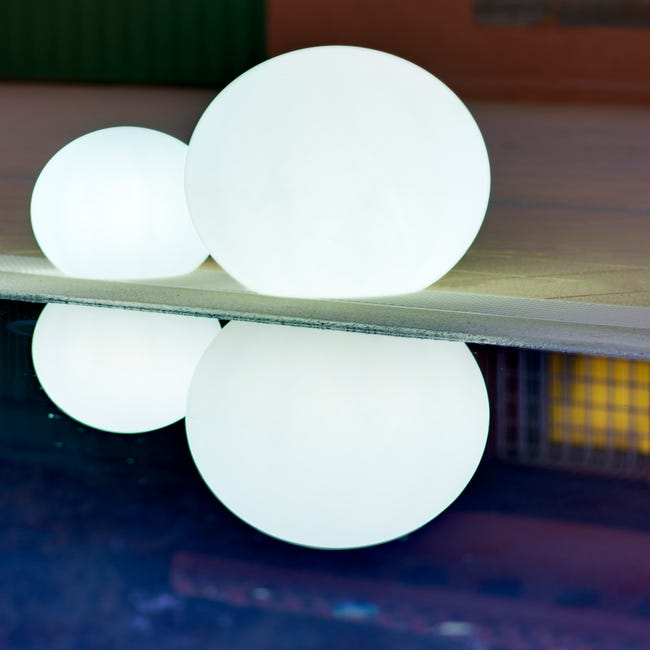 Boule lumineuse Sphérique LED 200 cm, lumière 16 couleurs