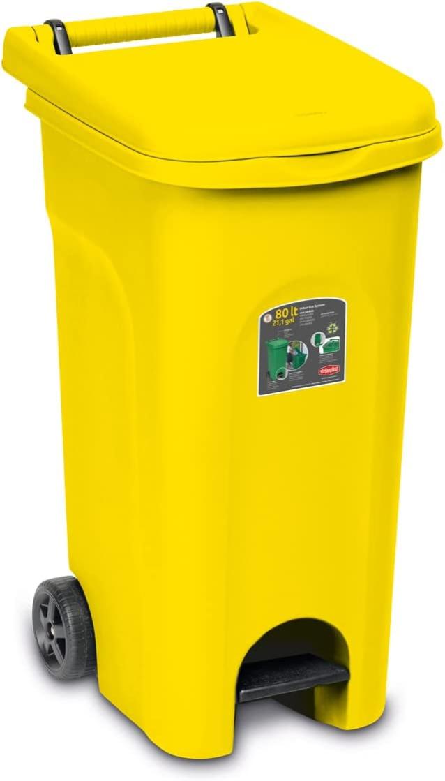 Joseph Joseph Pattumiera da cucina Totem Max da 60 litri, per raccolta differenziata e riciclaggio, colore nero