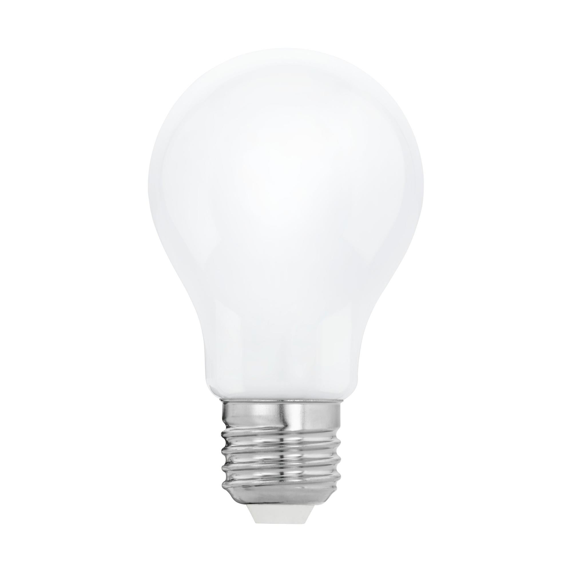 Ampoule EGLO LED 110034 en verre blanc E27 9W A60 Leroy Merlin