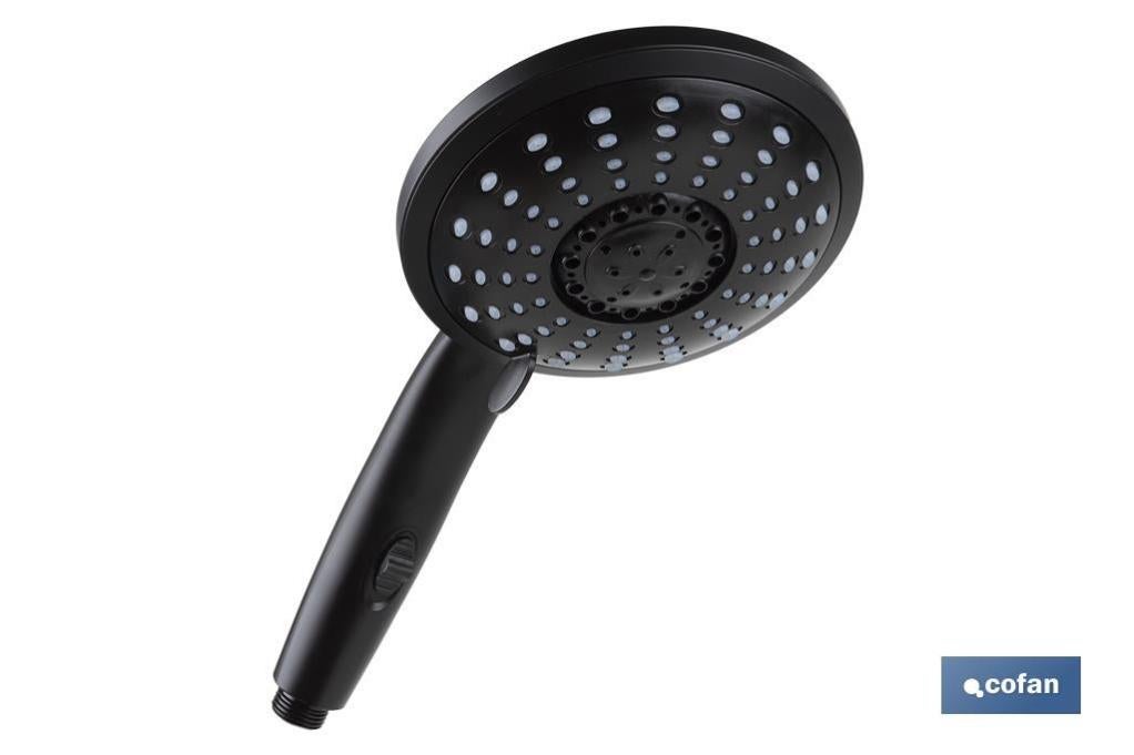 Acquastilla 115636 Doccetta A Pulsante Per Doccia - Colore Nero, Multicolore - 1 Pezzo