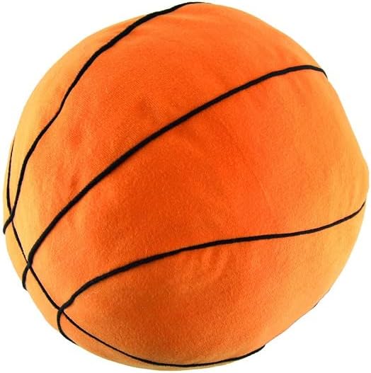 Coussin de basket-ball King Home en polyester 25 cm orange