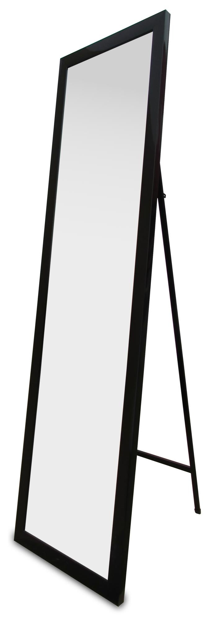 Specchio Da Pavimento King Home Nero - Cornice Elegante 40x150 Cm