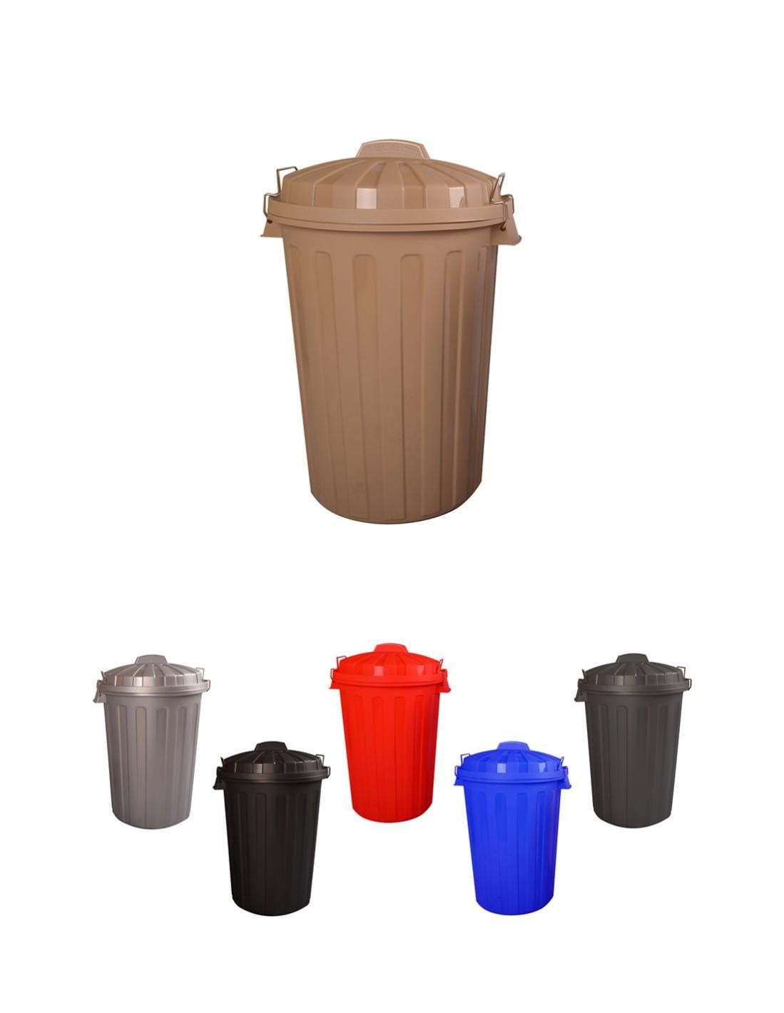 Cubo Basura 50l Cubo Basura De Plu00e1stico Con Tapadera Cubo