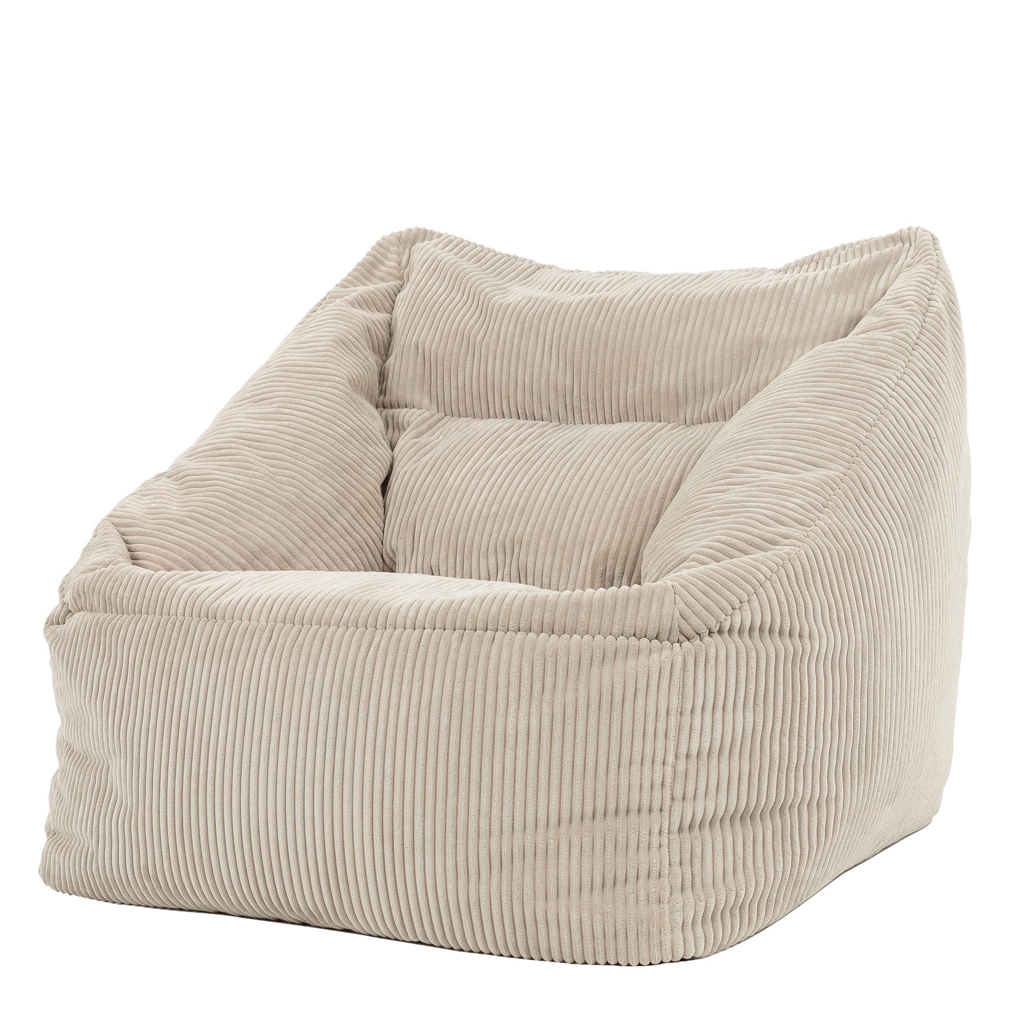 Pouf Fauteuil Icon Velours C Tel Beige Galet Salon Chambre X Cm Oeko Tex Leroy Merlin