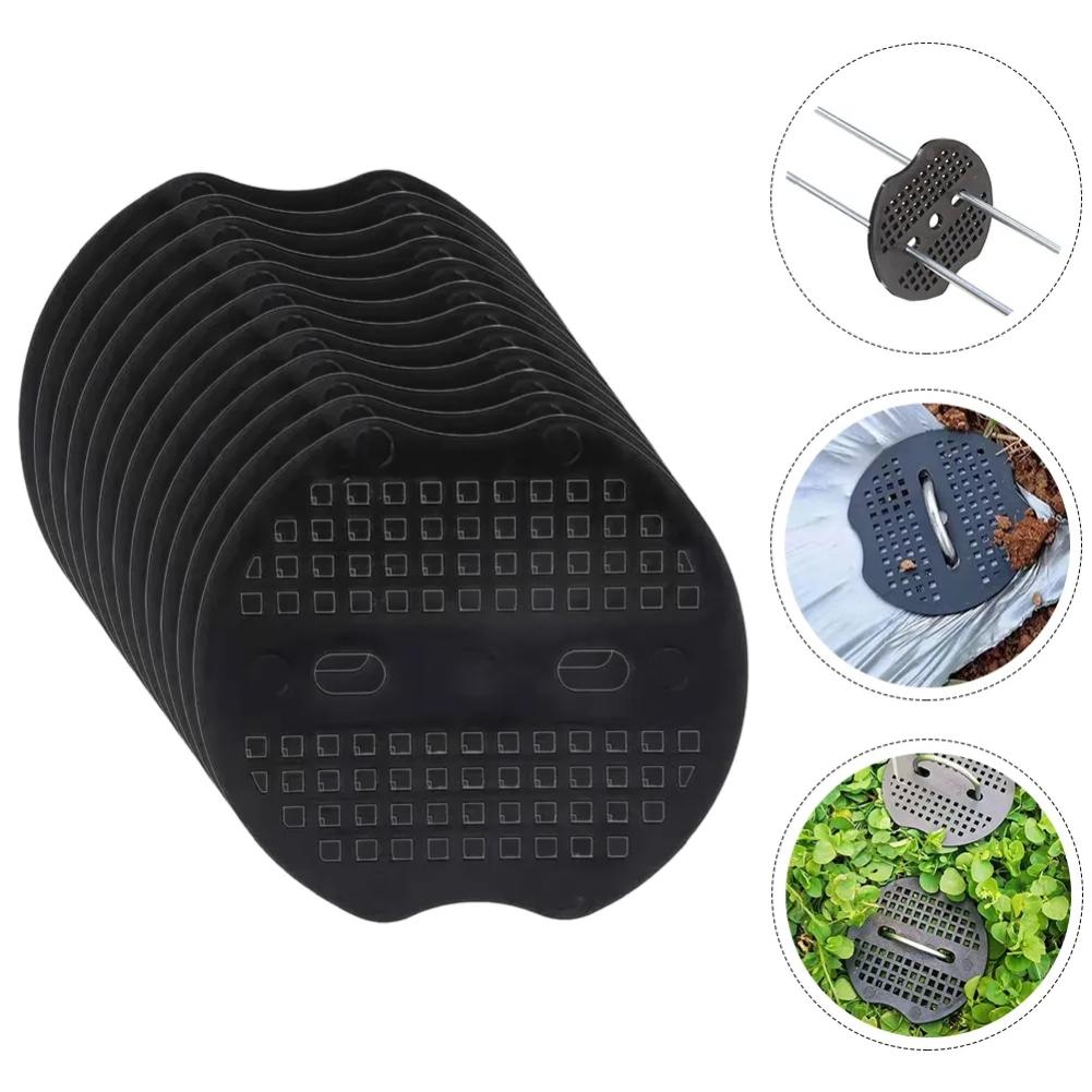 TorSor Lot De 200 Piquets De Jardin En Plastique Anti Déchirure Couvertures Daménagement Gonflable