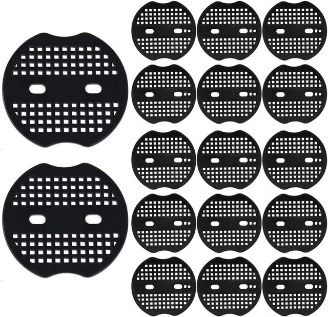 50pcs rondelle tampon en plastique agrafes de jardin, joints de piquets d'agrafe de paysage pour tissu de barrière contre les mauvaises herbes