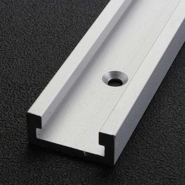 T-Slot T-Track 800mm Lega di alluminio T-Slot Mitra Track per sega da  tavolo Router Strumento per la lavorazione del legno