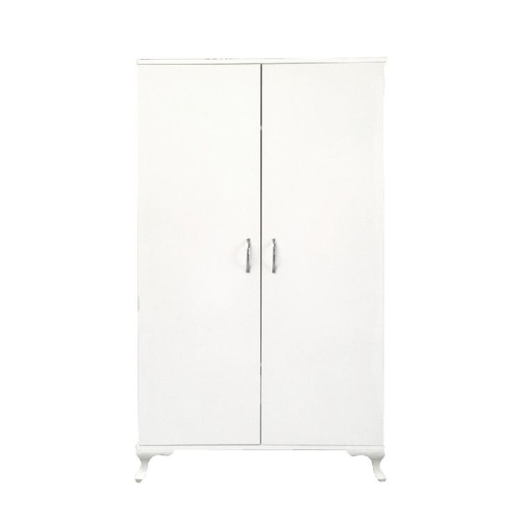 Armoire Giulia en Panneau de Particules Mélaminé, Blanc, EPIKASA