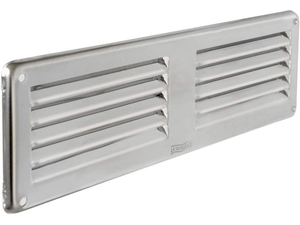 GRIGLIA RETTANGOLARE+RETE ALLUMINIO ZINCATO DA 340x140 mm. prodotto da LA  VENTILAZIONE