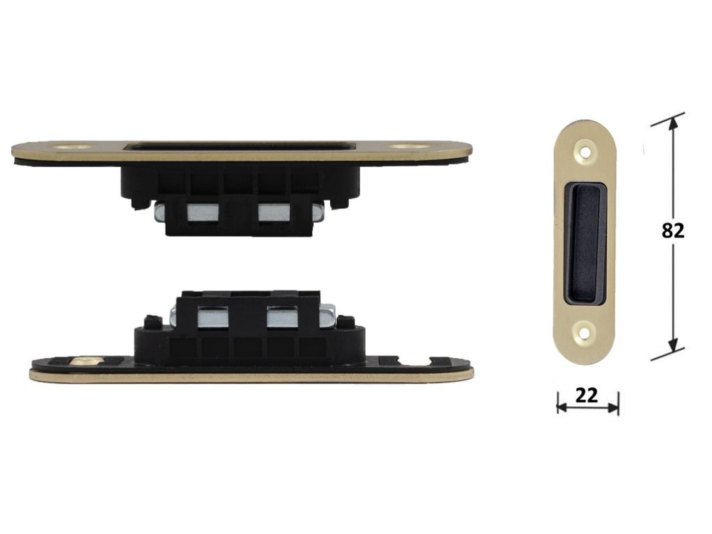 Clip Std 40mm Nero - Scalmi E Clips - MTO Nautica Store