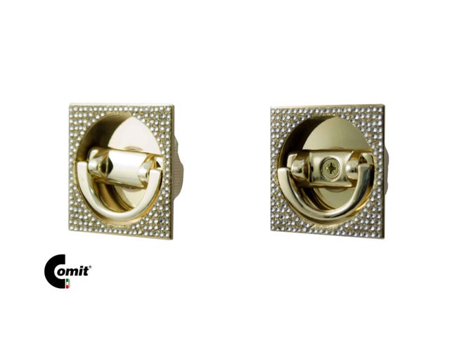 Maniglia Tatami Con Anello Incorporato - 4 Pezzi Per Armadi, Cassetti, Mobili, Colore Bianco - Foto 11