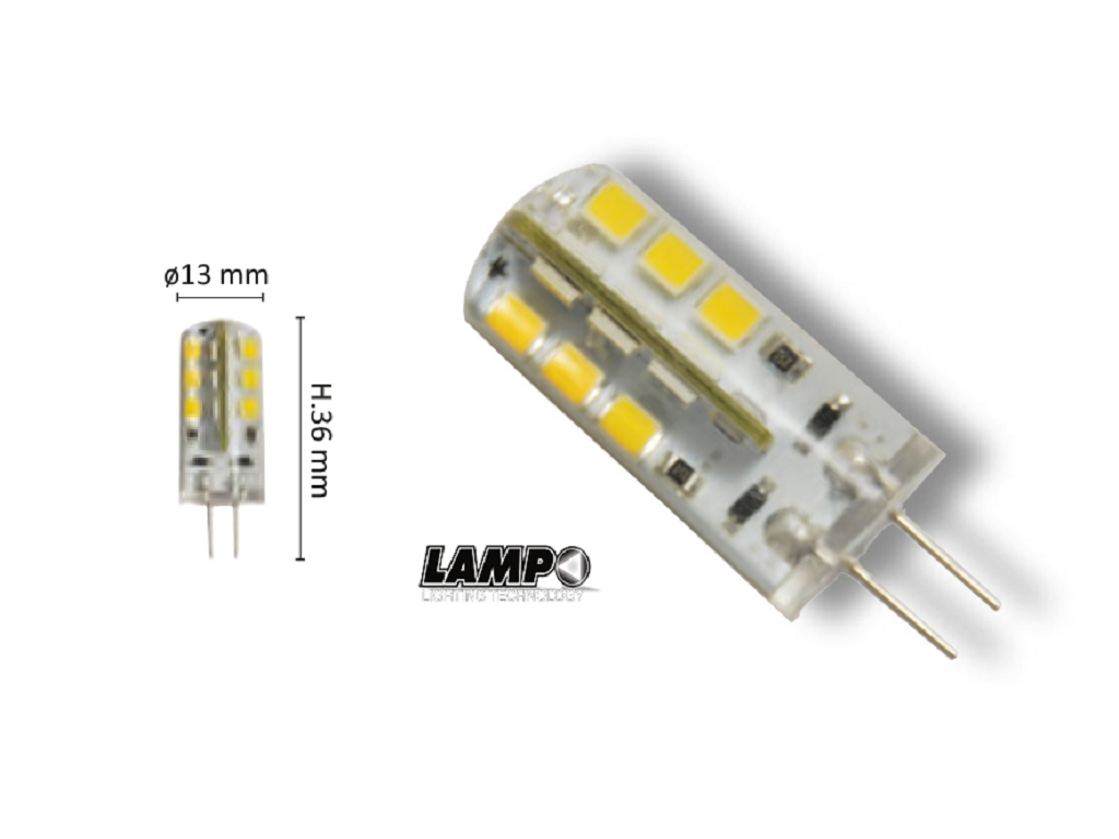 Bispina Led G V Ip W Lm Mm X Siliconata K Bianco